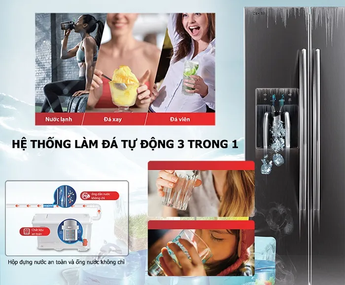 Hệ thống làm lạnh đa chiều có 3 mức độ 